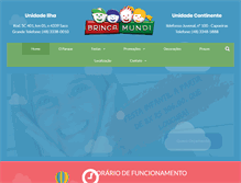 Tablet Screenshot of brincamundi.com.br